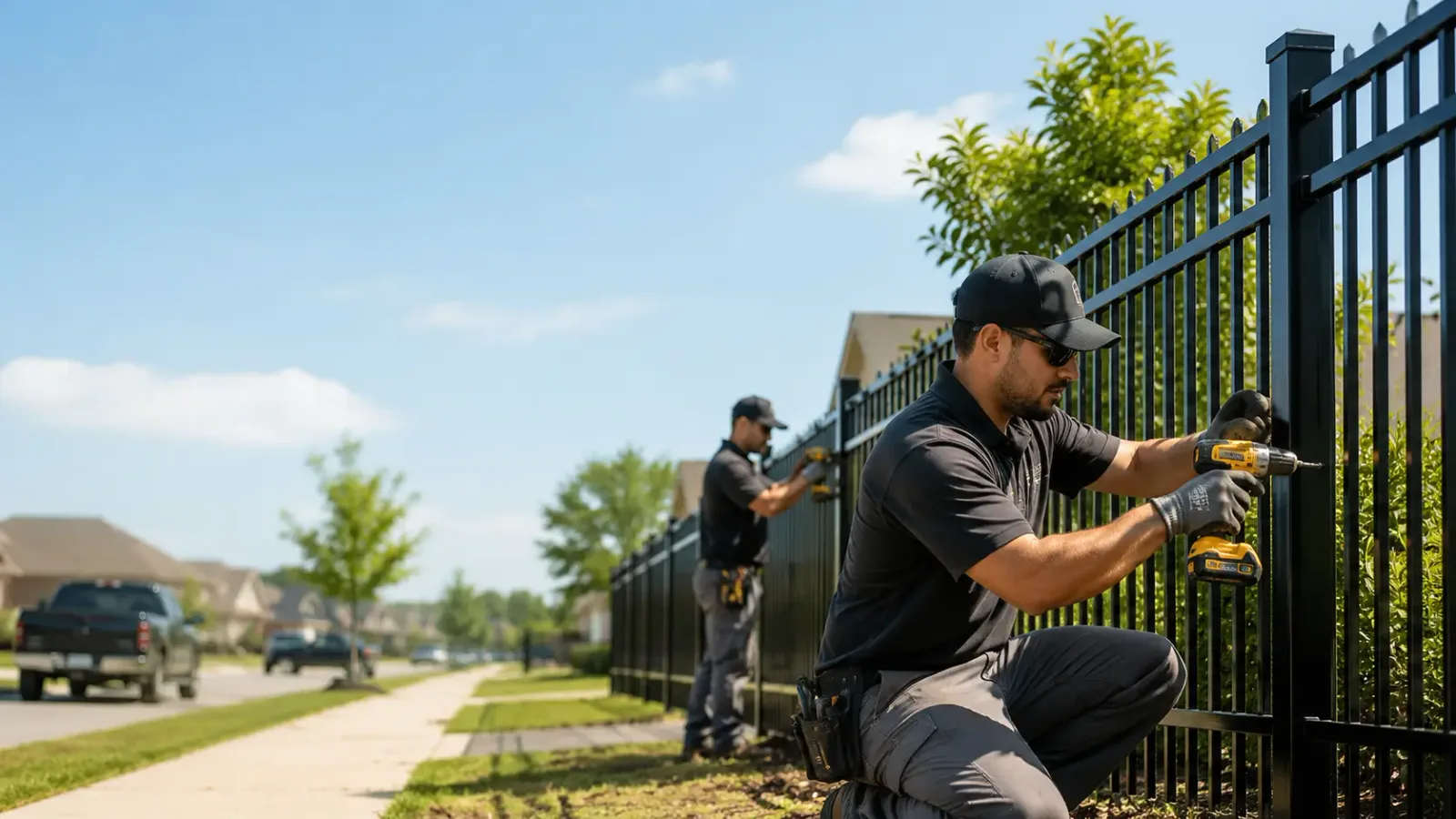 Metal Fence Installation in Western Grove, AR
